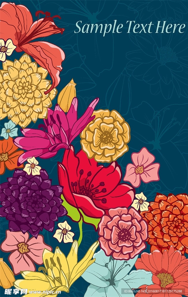 时尚花纹