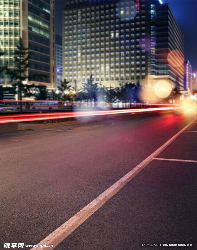 夜景 模板 海报 设计