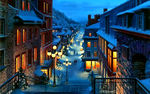 童话般的雪夜