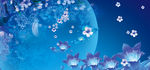 蓝色中秋节banner