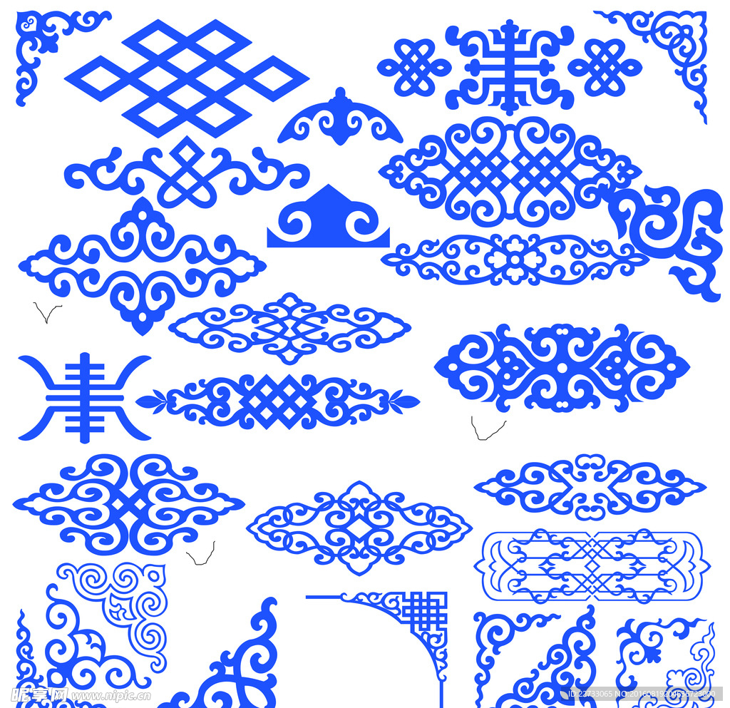 蒙古花纹