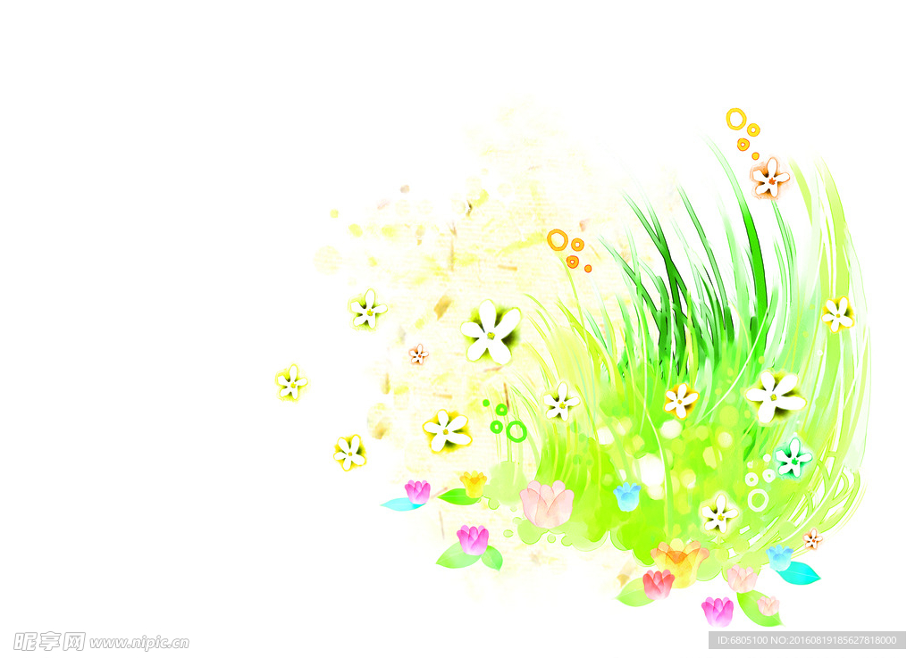 唯美浪漫花纹背景