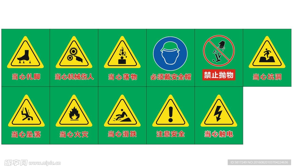 工地安全标识