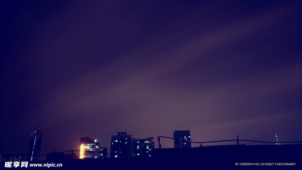 丝滑般夜景