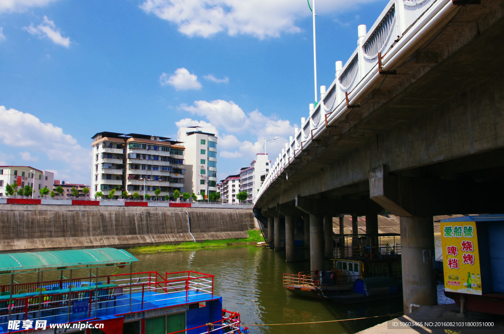 河流风光 桥梁建筑