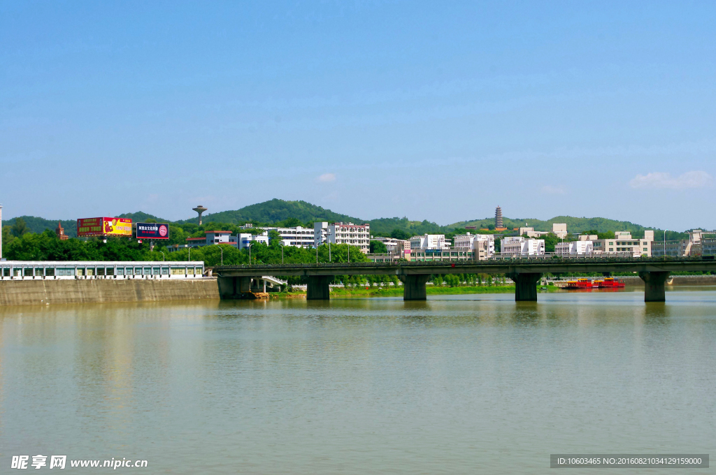 山水建筑 江河风光