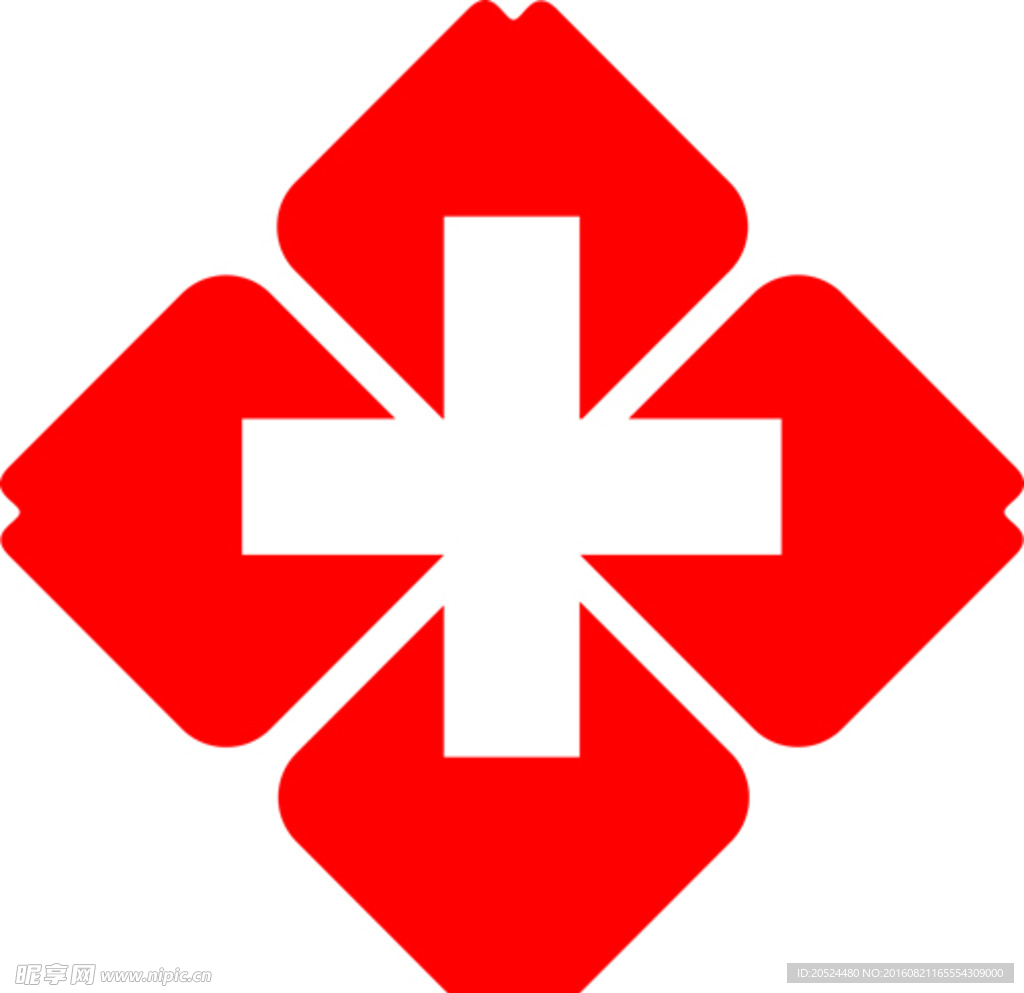 矢量 红十字标志