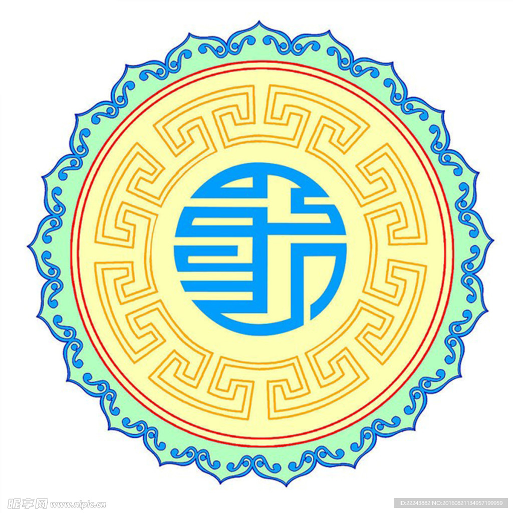蒙古花纹