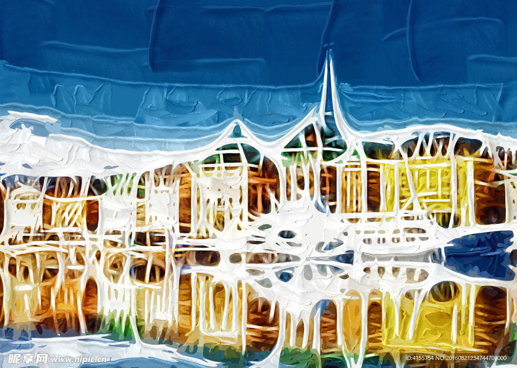 建筑装饰画