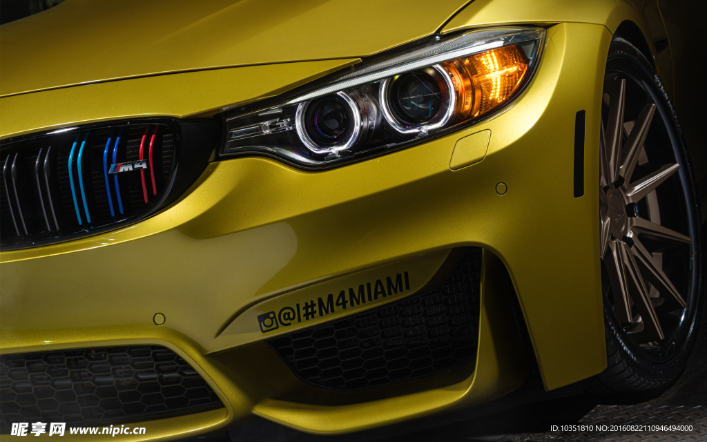 bmw_m4_奥斯汀黄5K级