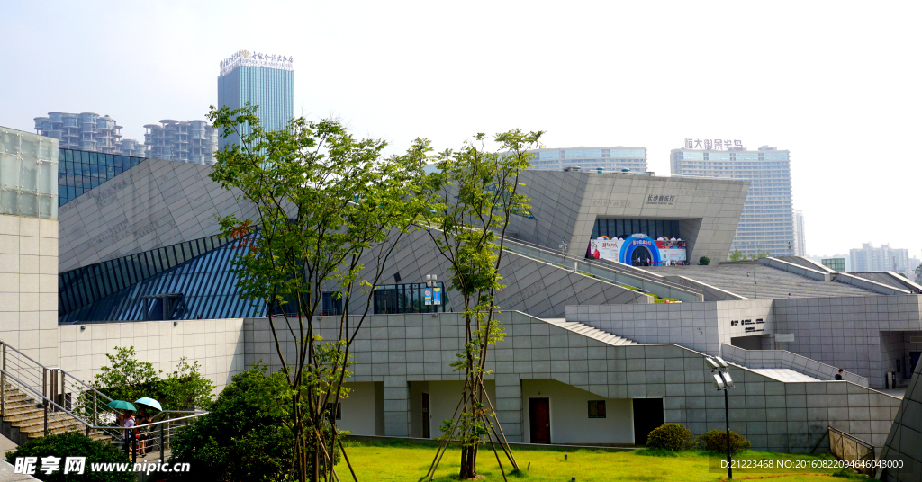 长沙音乐厅侧景