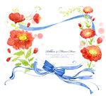 浪漫唯美花纹边框