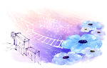 浪漫唯美花朵背景底纹