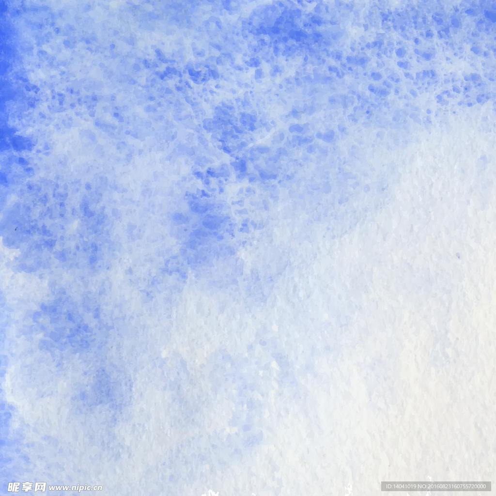 蓝色水彩颜料背景