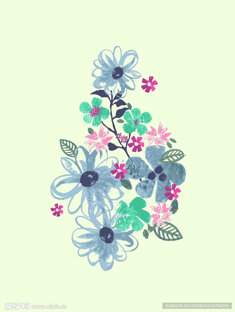 时尚花纹