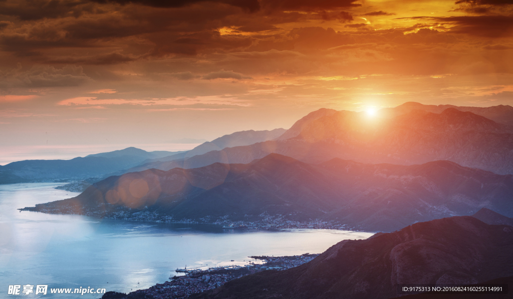 山海夕阳