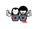 卡通黑社会形象人物