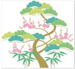卡通树