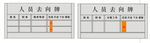 铝合金去向牌