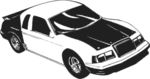 汽车 玩具车  线条图 矢量图