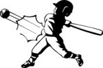 线条图  失量图  小男孩打球