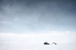 北极雪地