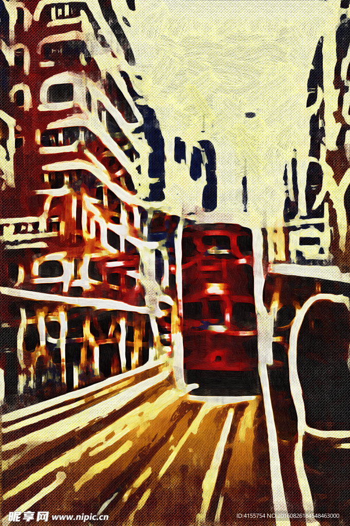 城市装饰画