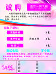 面包店诚聘海报