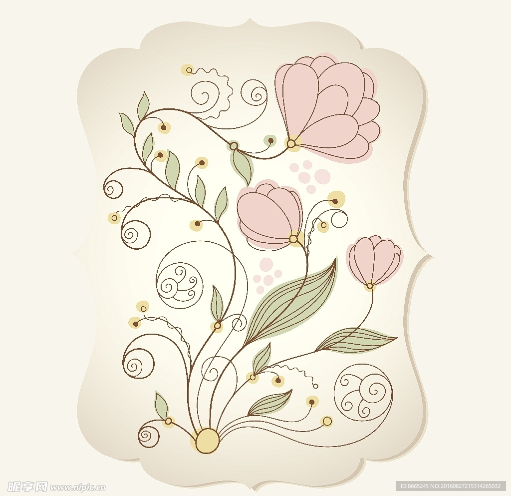 时尚花纹