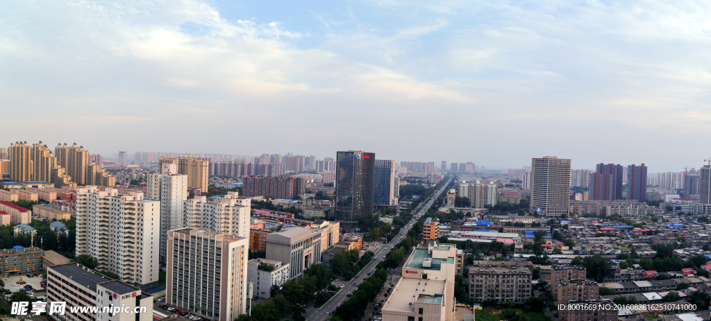 石家庄红旗大街全景