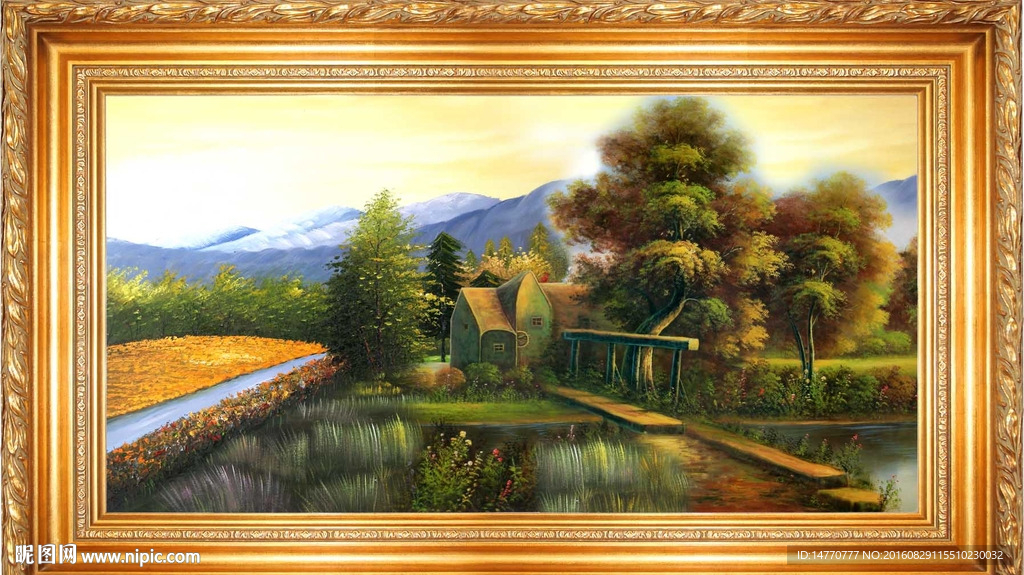 油画风景