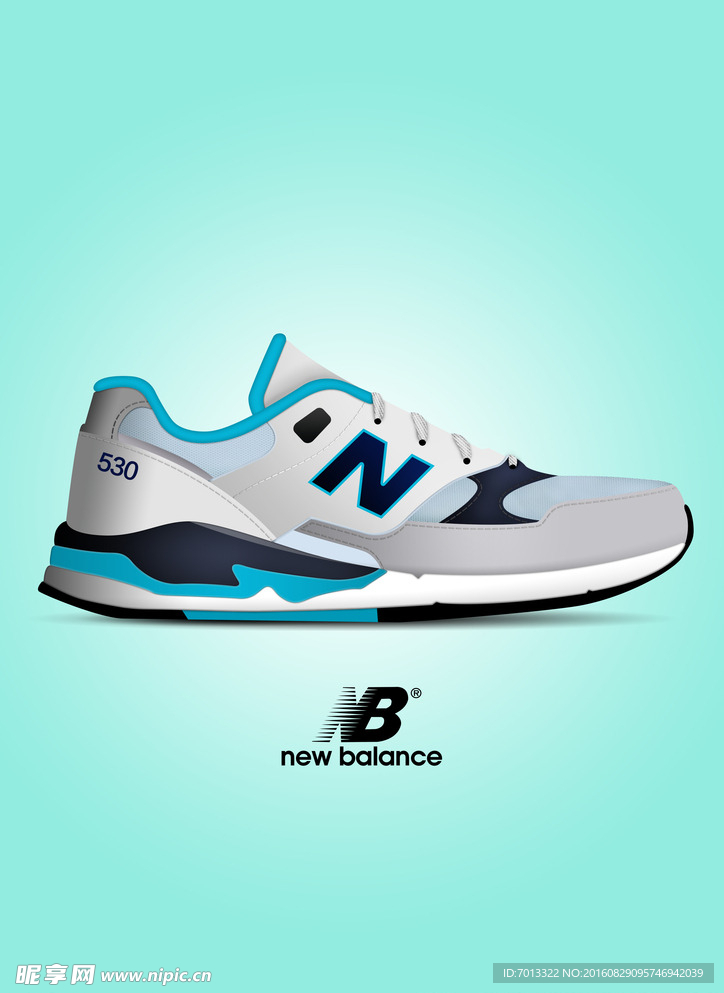 NB 新百伦 520 跑鞋