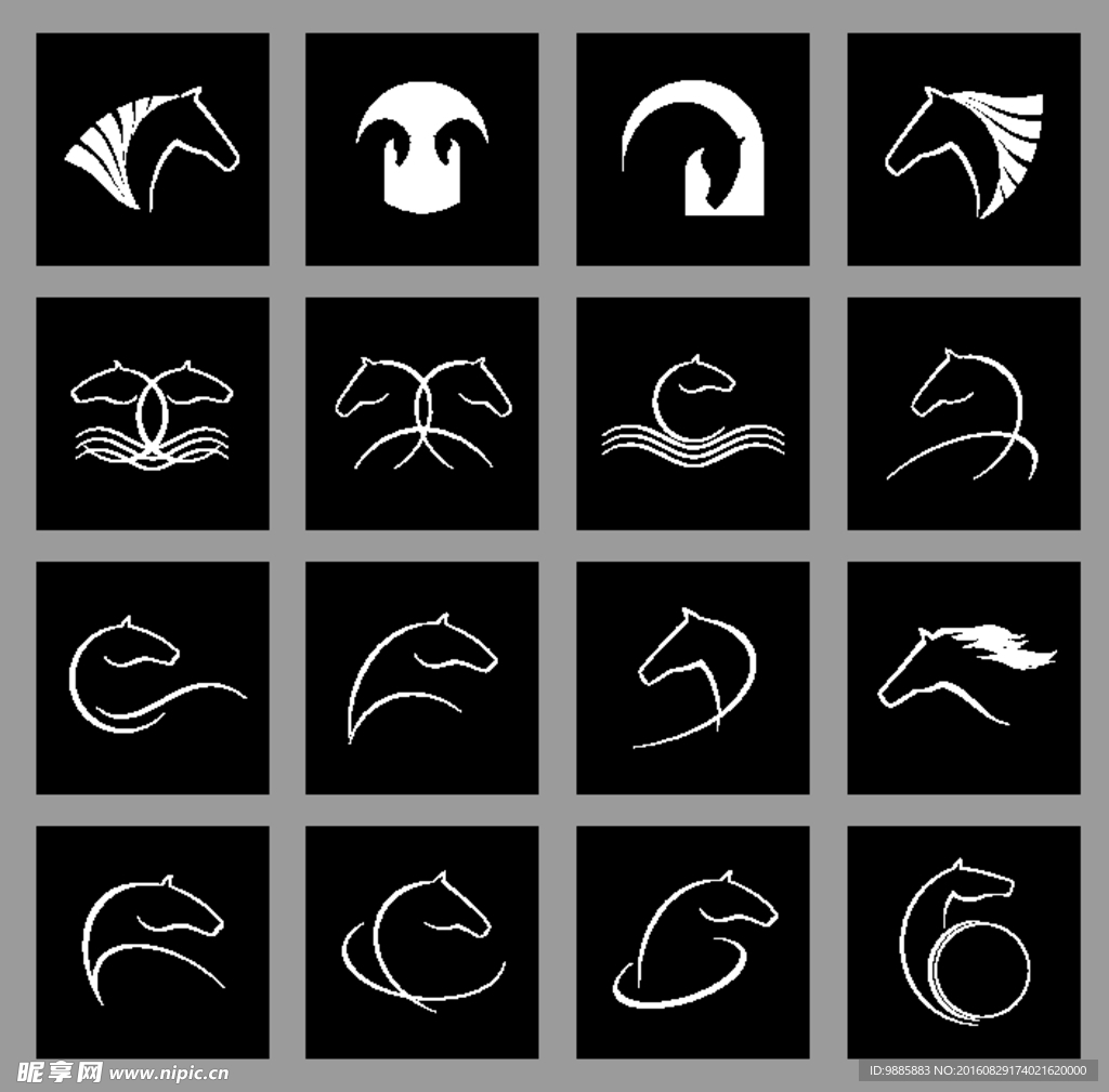 马logo