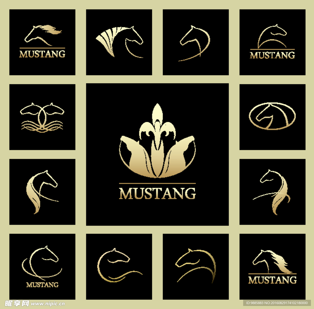 马logo
