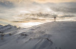 雪山上