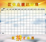团队业绩表