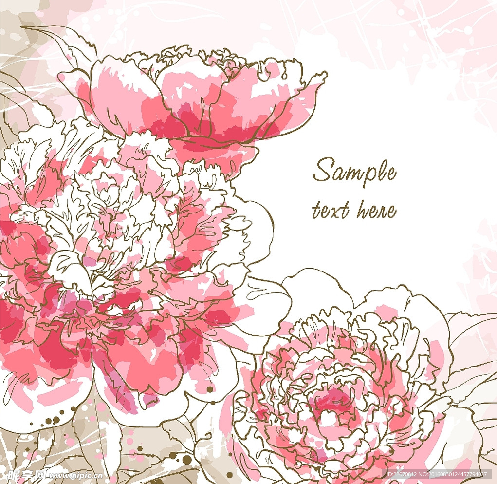 时尚花纹