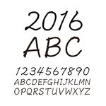 2016字体设计 ABC