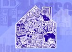 卡通图形漫画背景