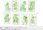八仙 人物 精雕图  灰度图