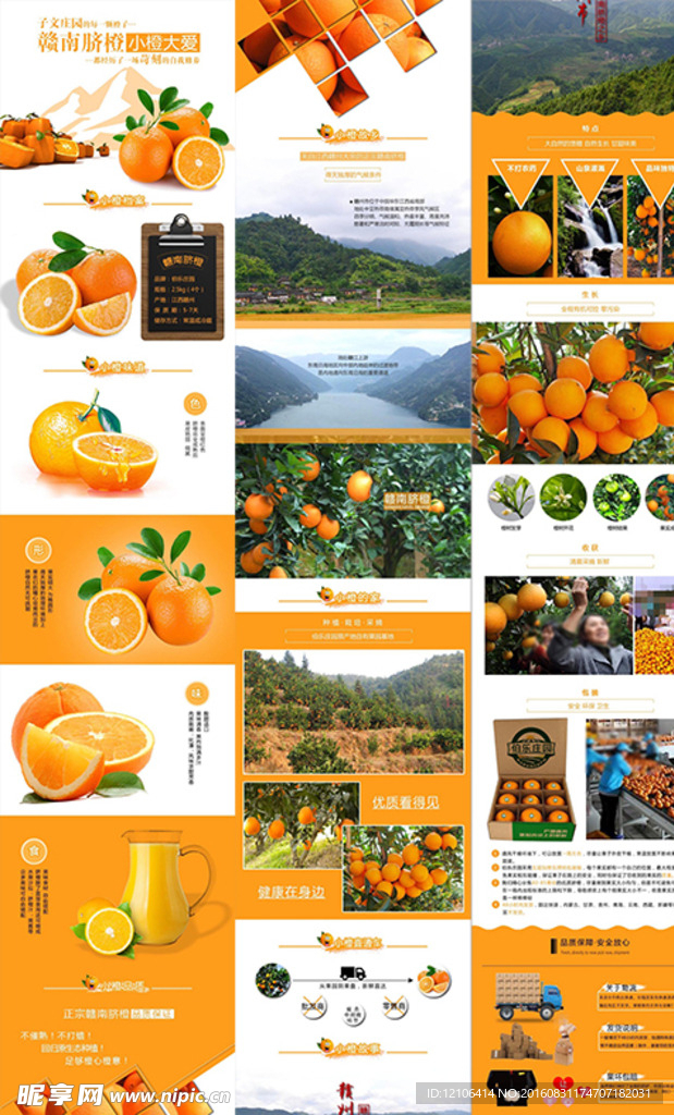 橙子详情页