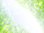 梦幻四叶草光晕背景矢量素材