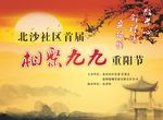 重阳节背景板