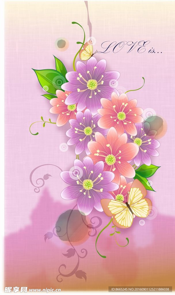 时尚花纹