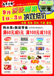 水果店活动海报