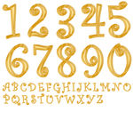 创意金色数字