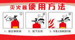 灭火器使用方法