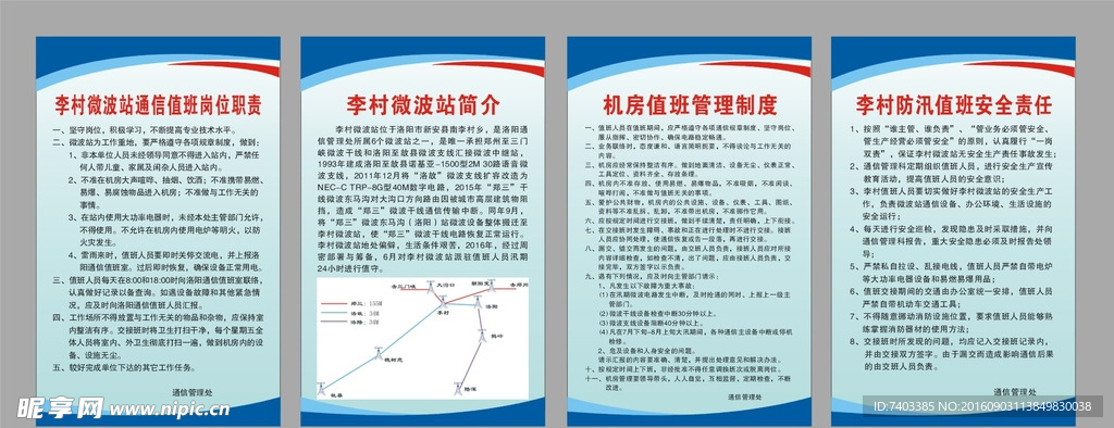 通信微波站工作制度