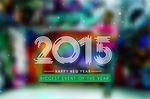 时尚2015模糊新年背景