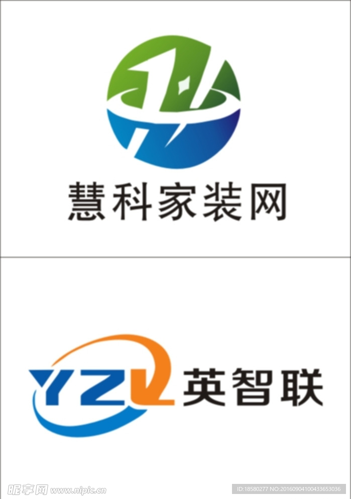 慧科家装网 英智联logo